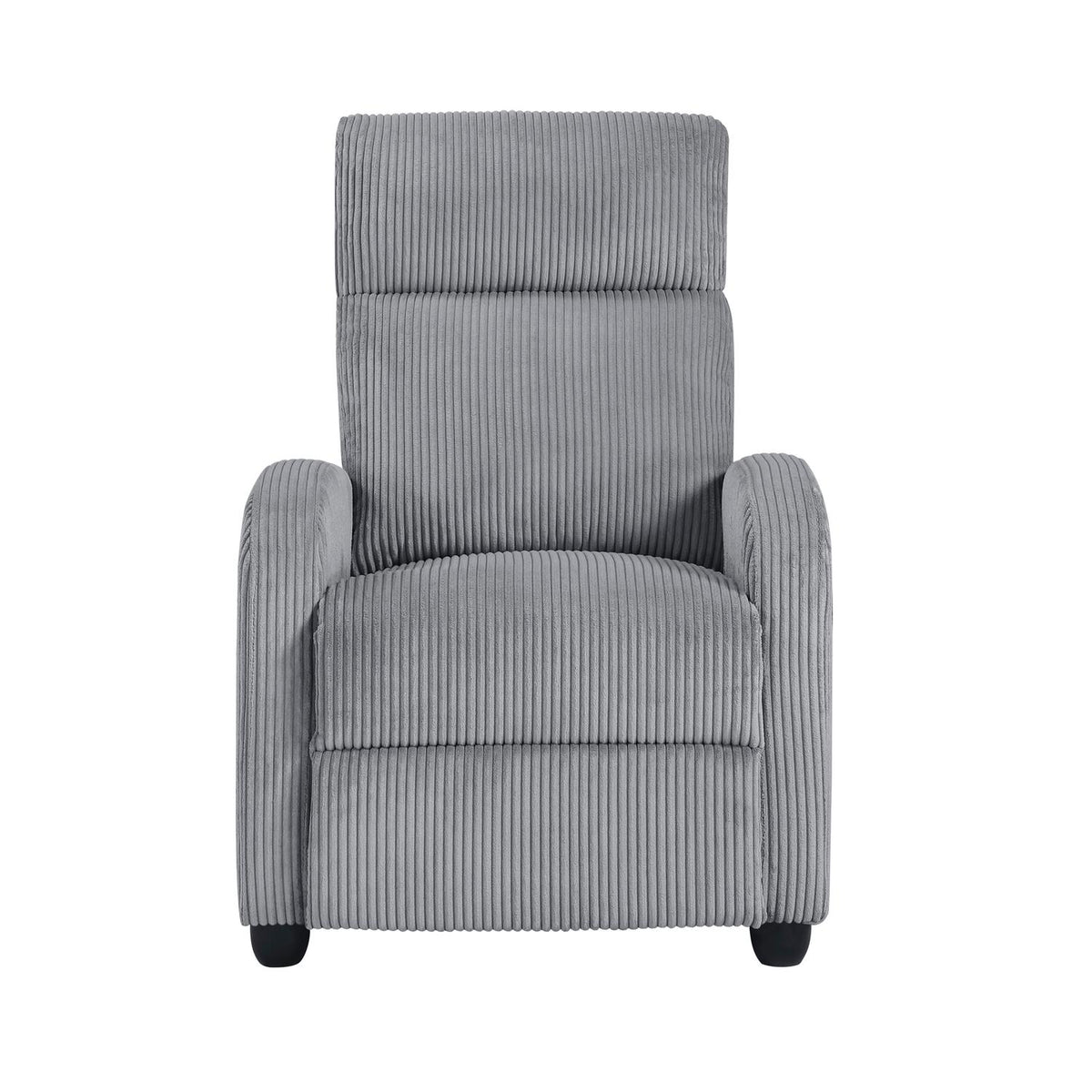 Push Back Reclining Chair - Homelegance model 9588DGYDASH1PB