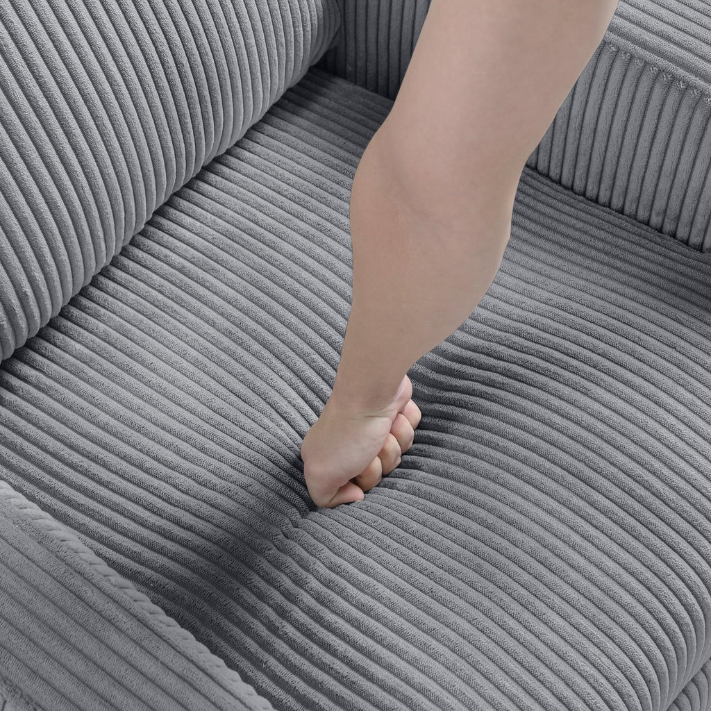 Push Back Reclining Chair - Homelegance model 9588DGYDASH1PB