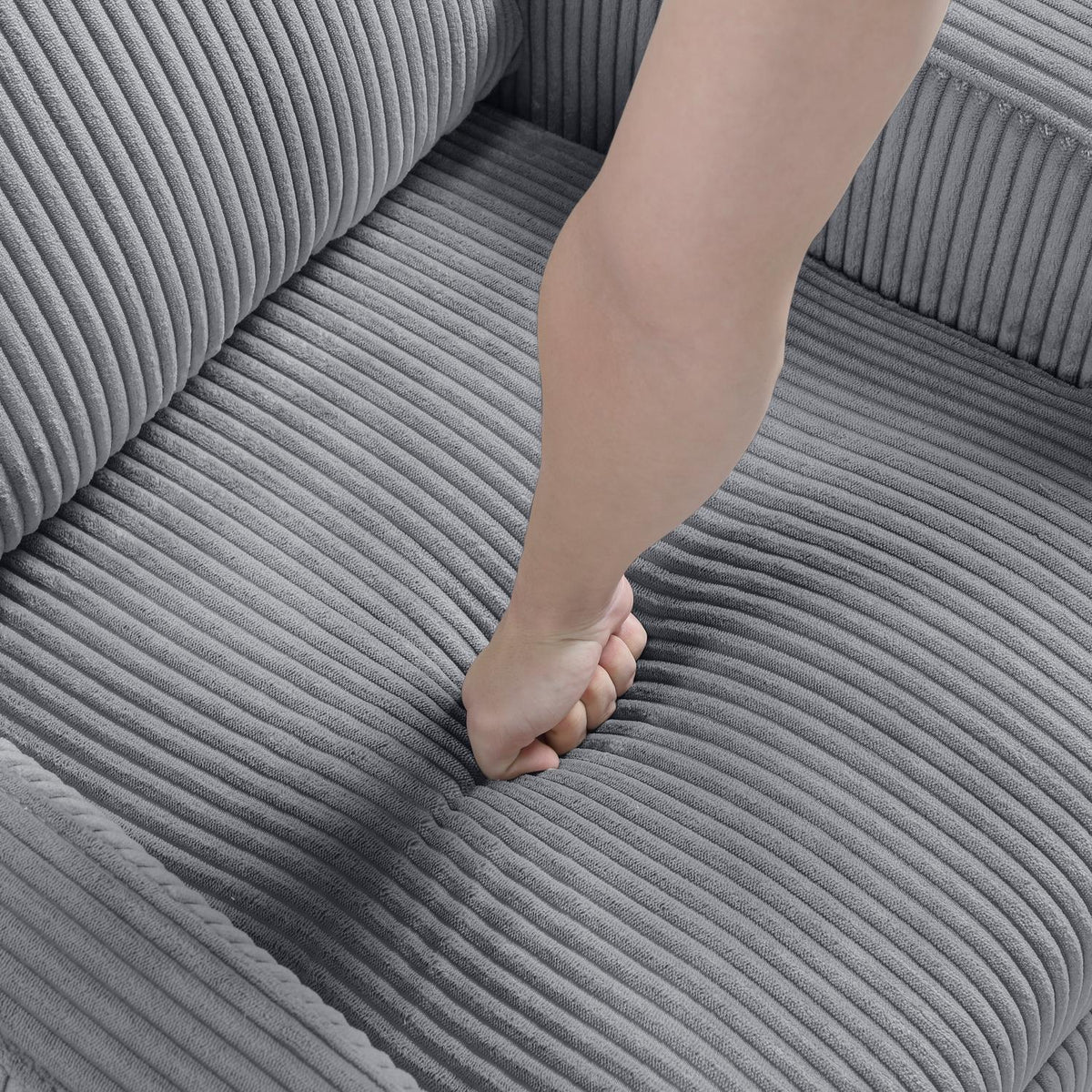 Push Back Reclining Chair - Homelegance model 9588DGYDASH1PB