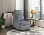 Push Back Reclining Chair - Homelegance model 9588DGYDASH1PB