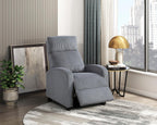 Push Back Reclining Chair - Homelegance model 9588DGYDASH1PB