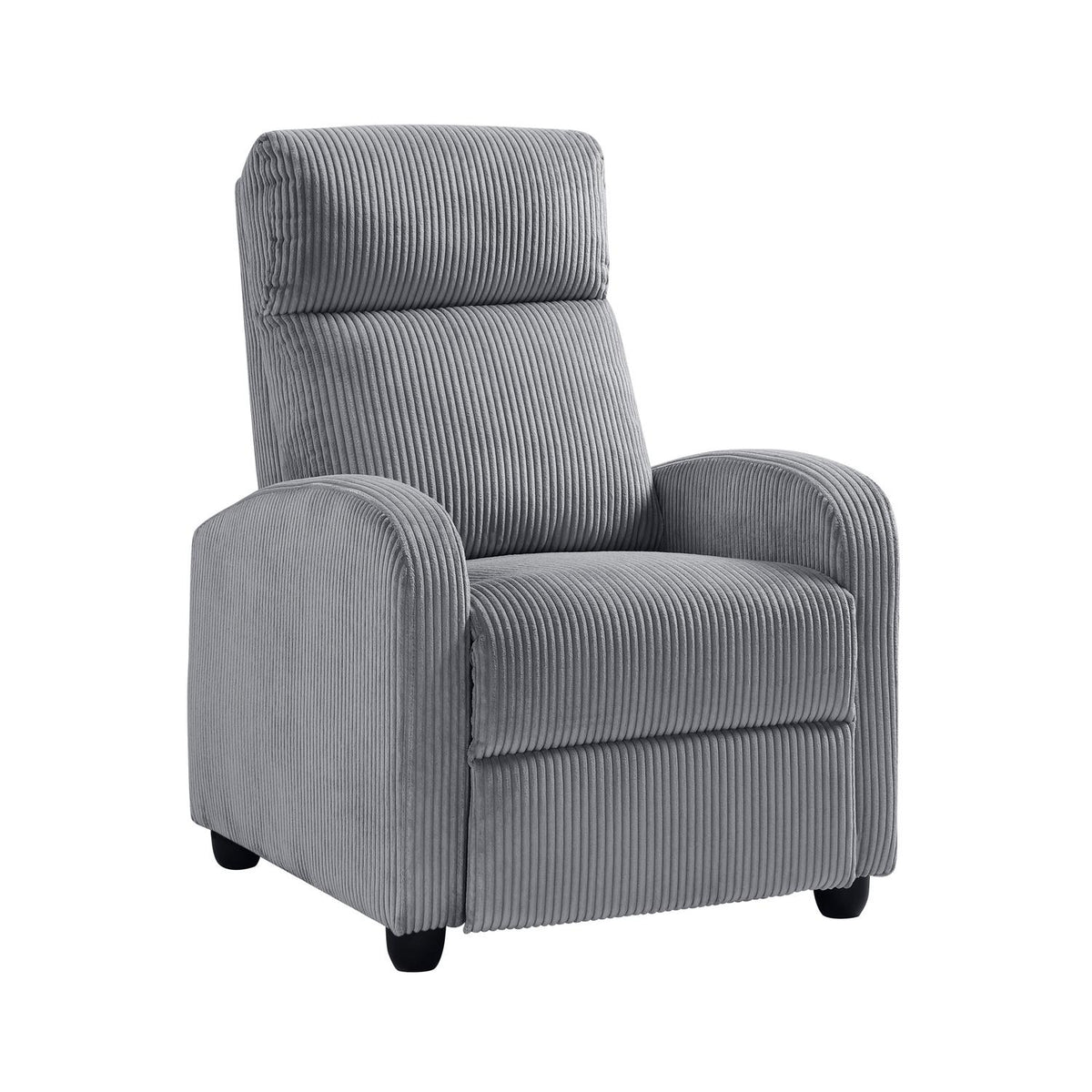 Push Back Reclining Chair - Homelegance model 9588DGYDASH1PB