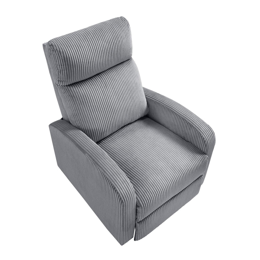 Push Back Reclining Chair - Homelegance model 9588DGYDASH1PB