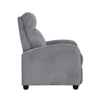 Push Back Reclining Chair - Homelegance model 9588DGYDASH1PB