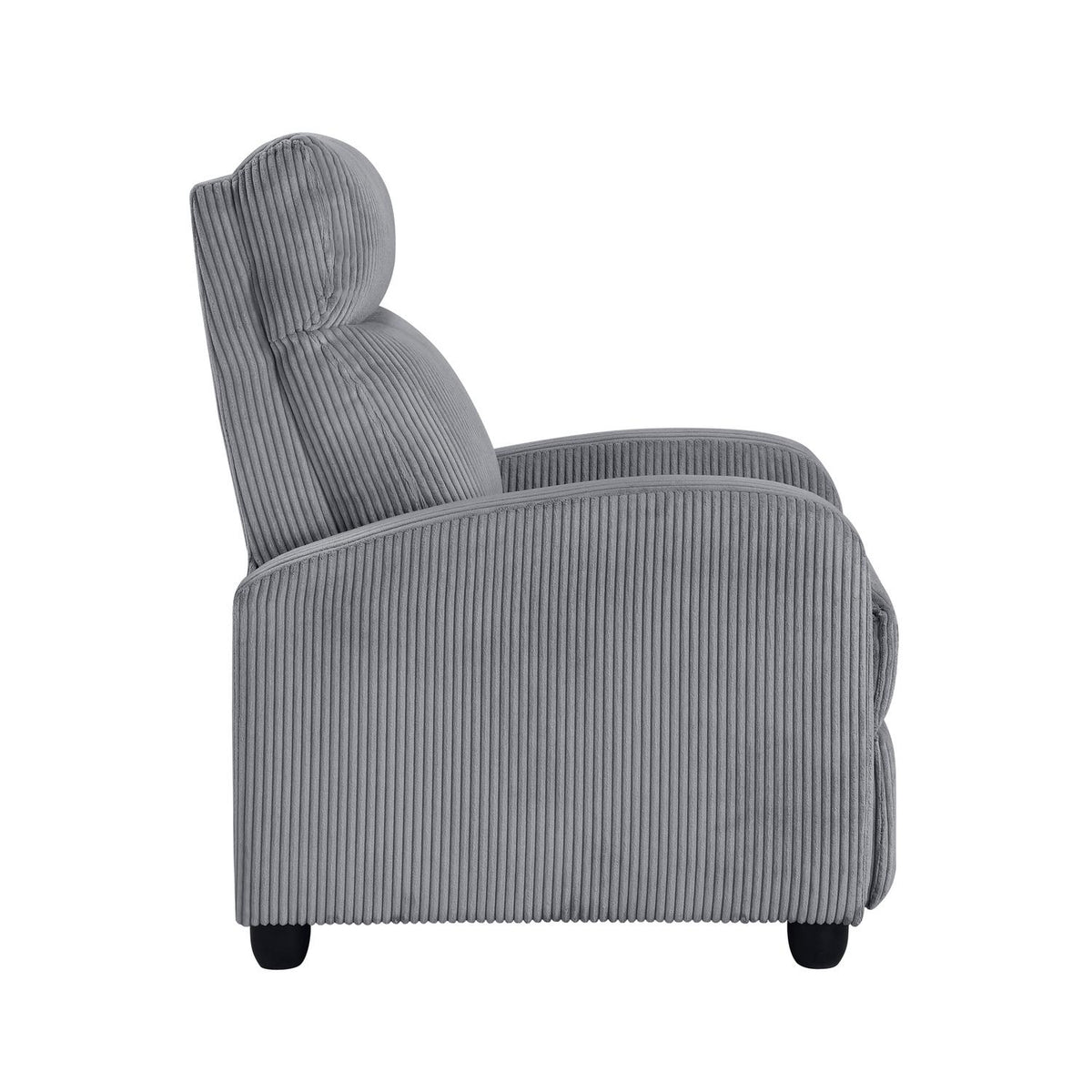 Push Back Reclining Chair - Homelegance model 9588DGYDASH1PB