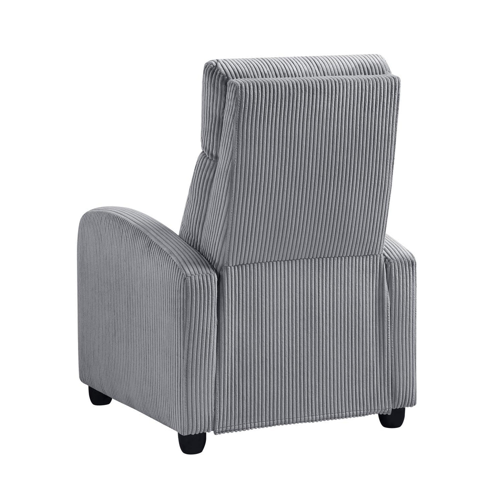 Push Back Reclining Chair - Homelegance model 9588DGYDASH1PB