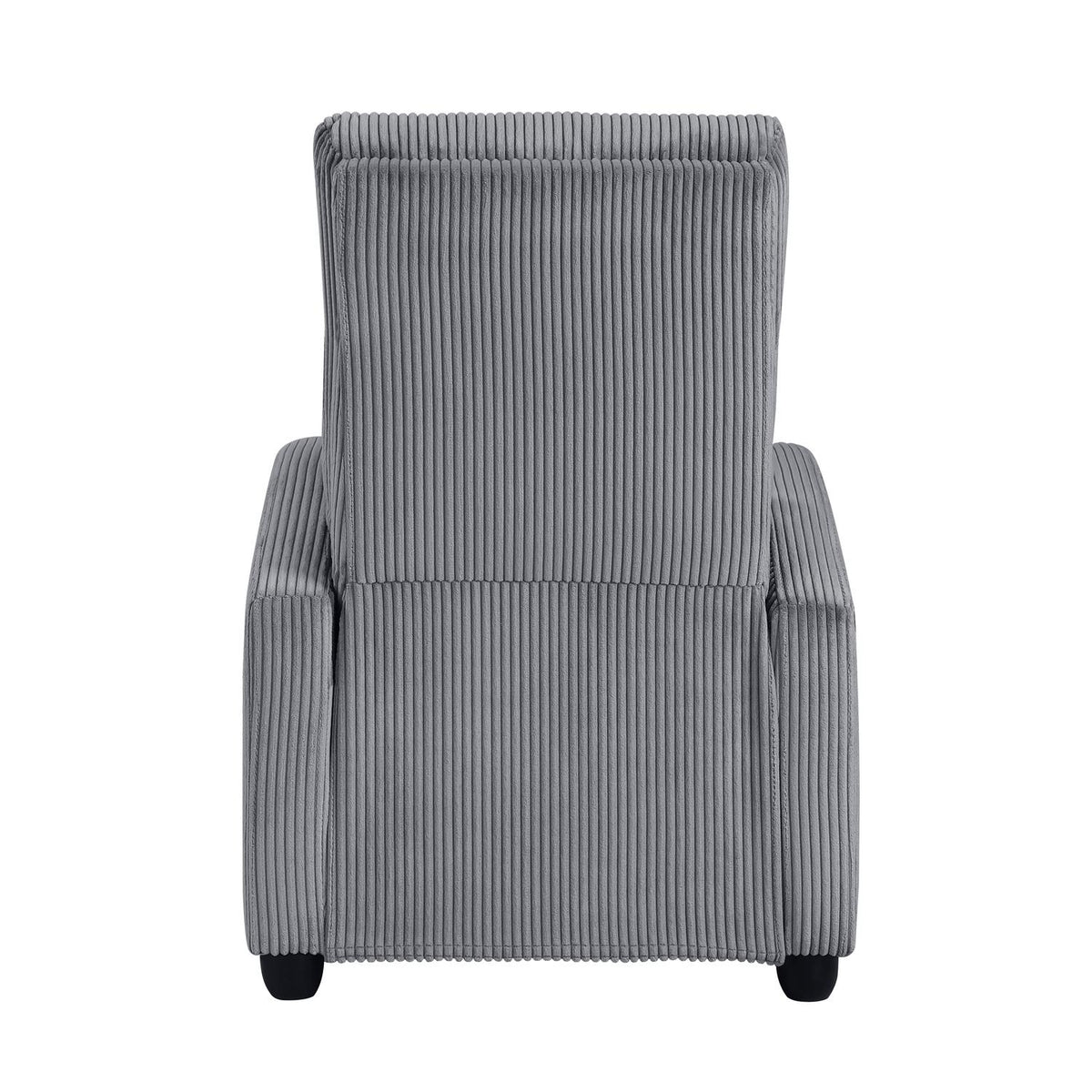 Push Back Reclining Chair - Homelegance model 9588DGYDASH1PB