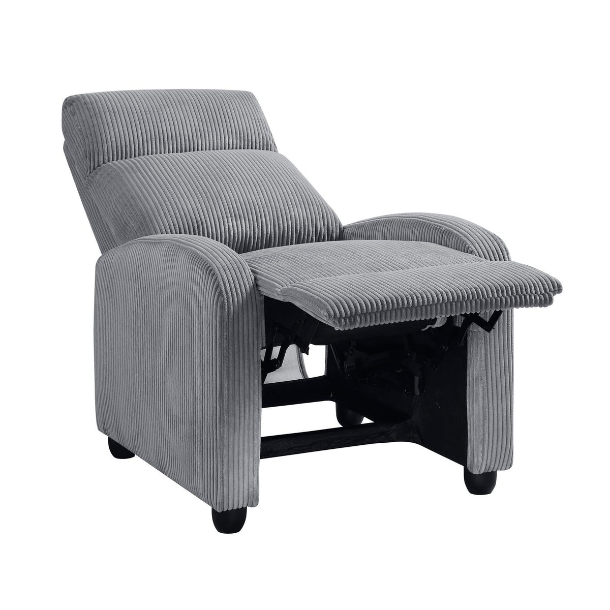 Push Back Reclining Chair - Homelegance model 9588DGYDASH1PB