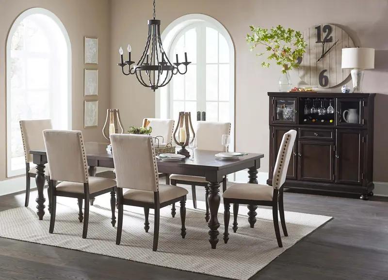 7 Pc Dining Set - Homelegance model A1718GY90DSET