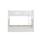 Twin/Twin Side Rails/Guard Rails/Ladder - Homelegance model B2053W2