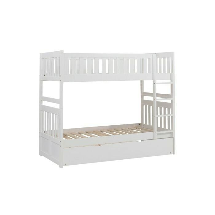 Twin/Twin Side Rails/Guard Rails/Ladder - Homelegance model B2053W2