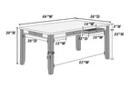 6 Piece Dining Set - Poundex model F2520SET