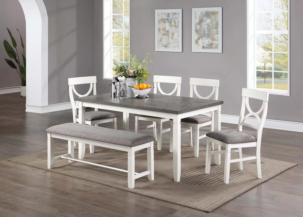 6-pc Dining Set - Poundex model F2562