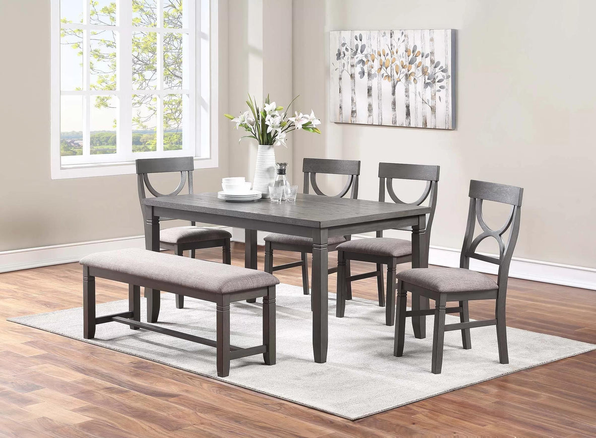 6-pc Dining Set - Poundex model F2563