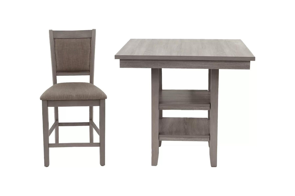 5-pcs Counter Height Dining Set - Poundex model F2604