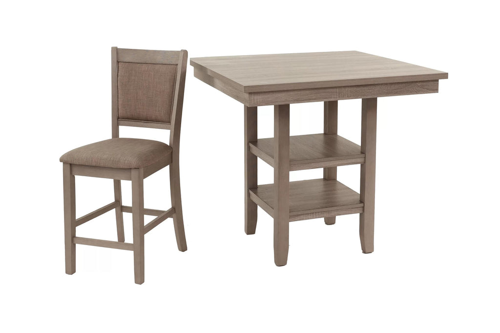 5-pcs Counter Height Dining Set - Poundex model F2604