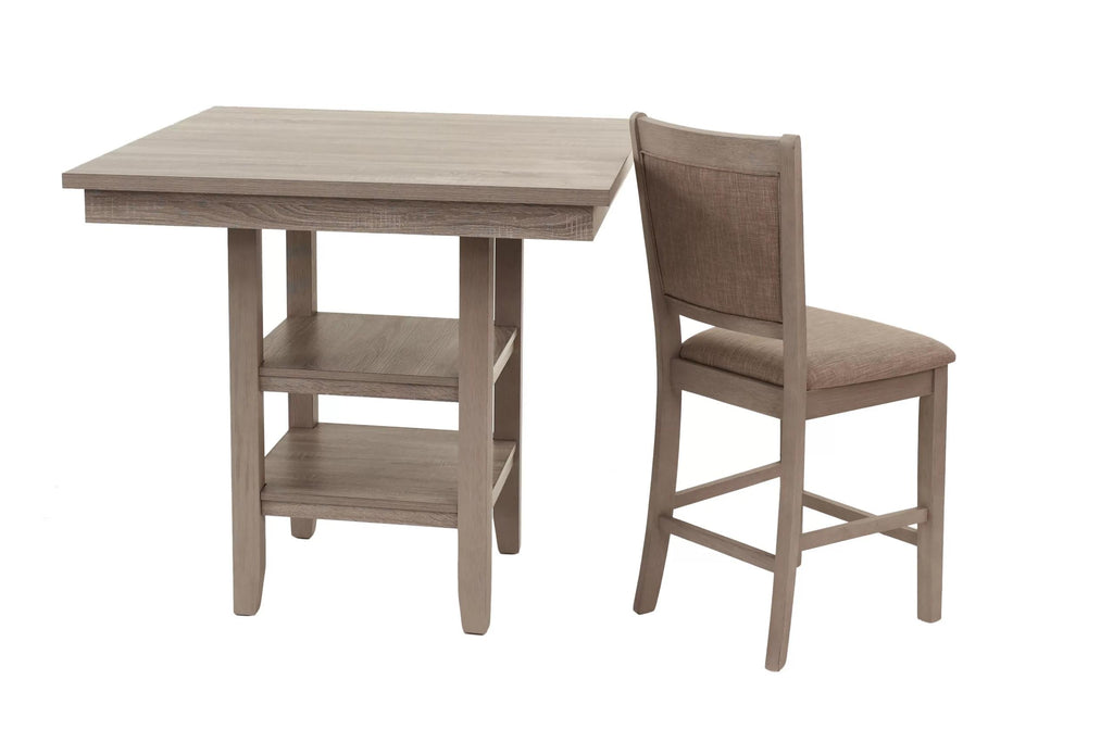 5-pcs Counter Height Dining Set - Poundex model F2604