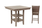 5-pcs Counter Height Dining Set - Poundex model F2604