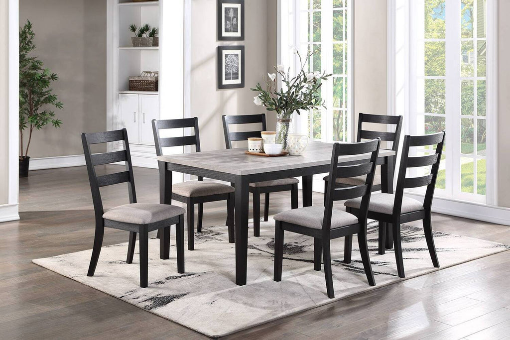 7- Pcs Dining Set - Poundex model F2608