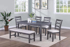 6-pcs Dining Set - Poundex model F2623