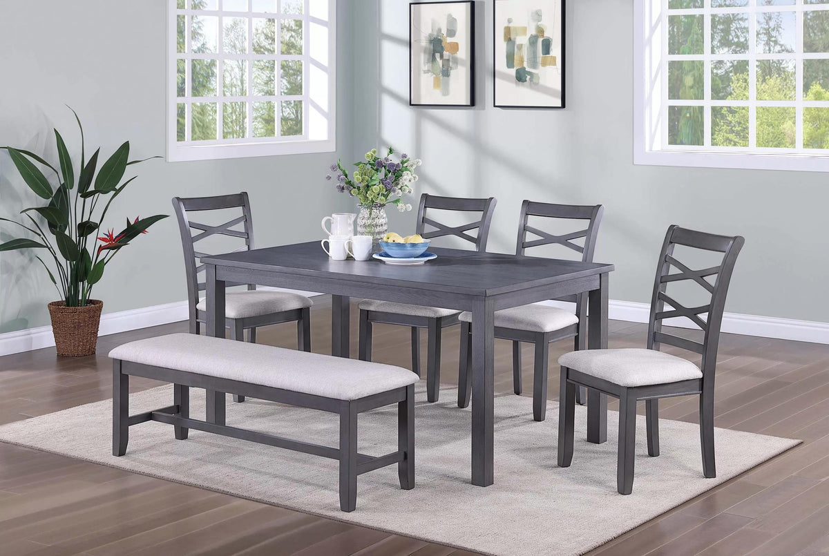 6-pcs Dining Set - Poundex model F2623