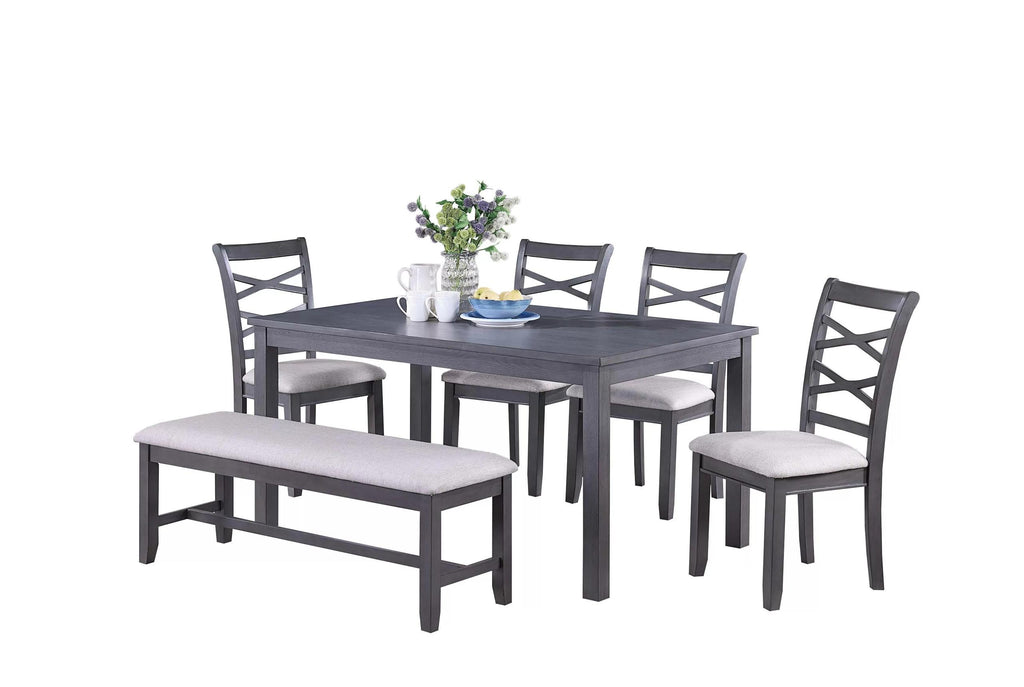 6-pcs Dining Set - Poundex model F2623
