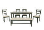 6-pcs Dining Set - Poundex model F2623
