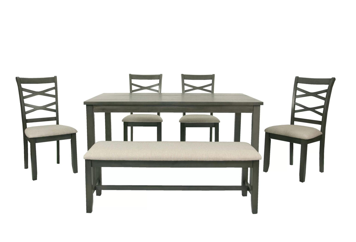 6-pcs Dining Set - Poundex model F2623