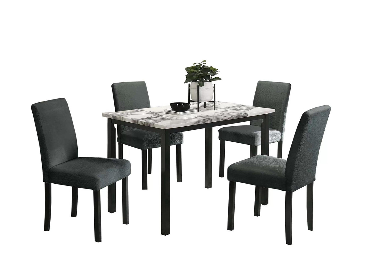 5-pcs Dining Set - Poundex model F2628
