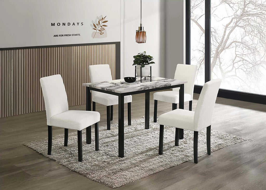 5-pcs Dining Set - Poundex model F2629