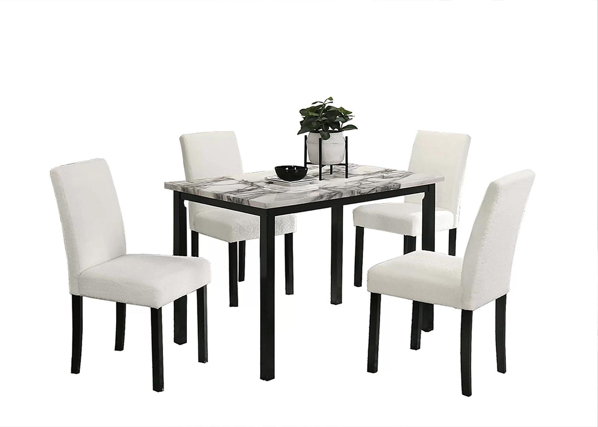 5-pcs Dining Set - Poundex model F2629