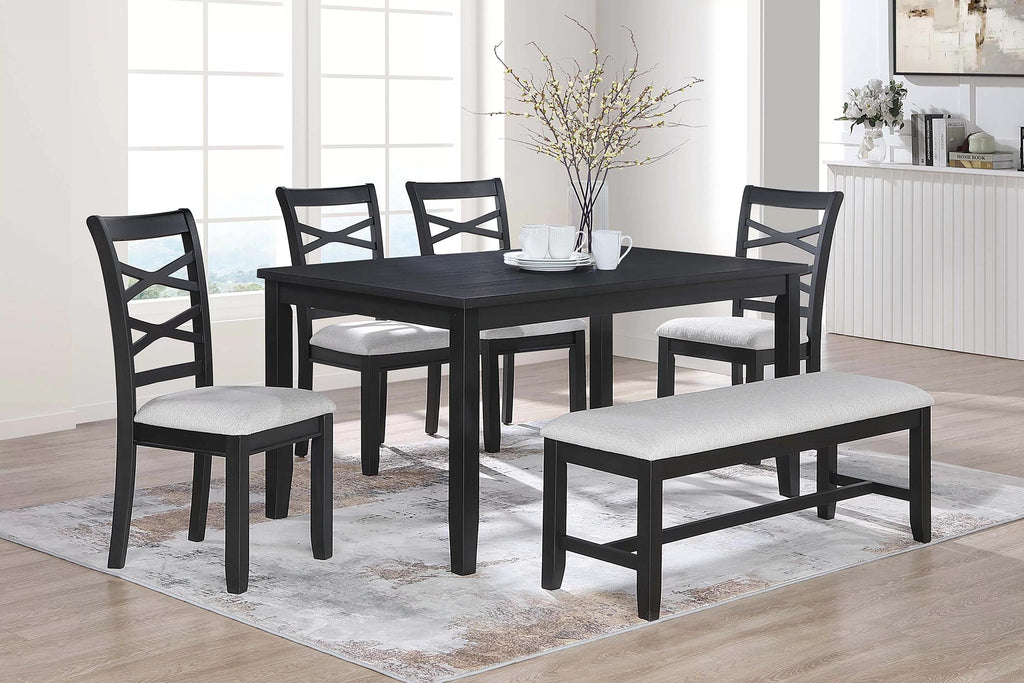 6-piece Dining Set - Poundex model F2637
