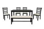 6-piece Dining Set - Poundex model F2637