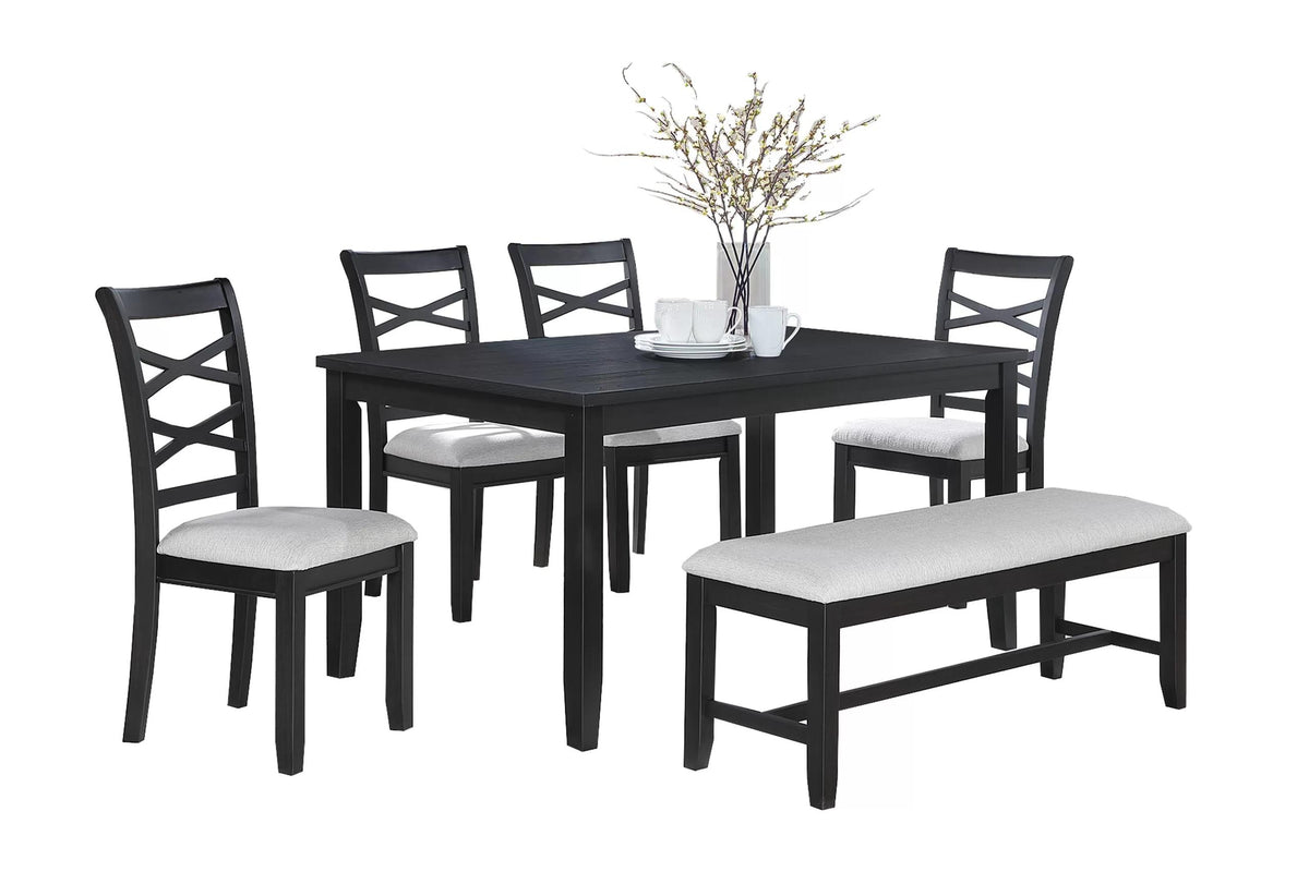 6-piece Dining Set - Poundex model F2637
