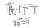 6-piece Dining Set - Poundex model F2637