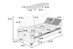 Adjustable Sofa - Poundex model F7889