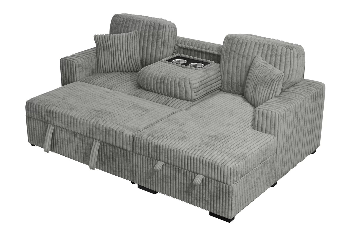 2-piece Convertible Sectional - Poundex model F8551