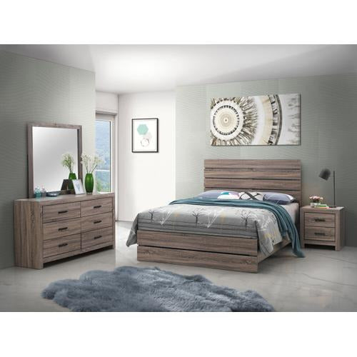 4pc Queen Bed Set (QB NS DR MR) Available in King Size image 1