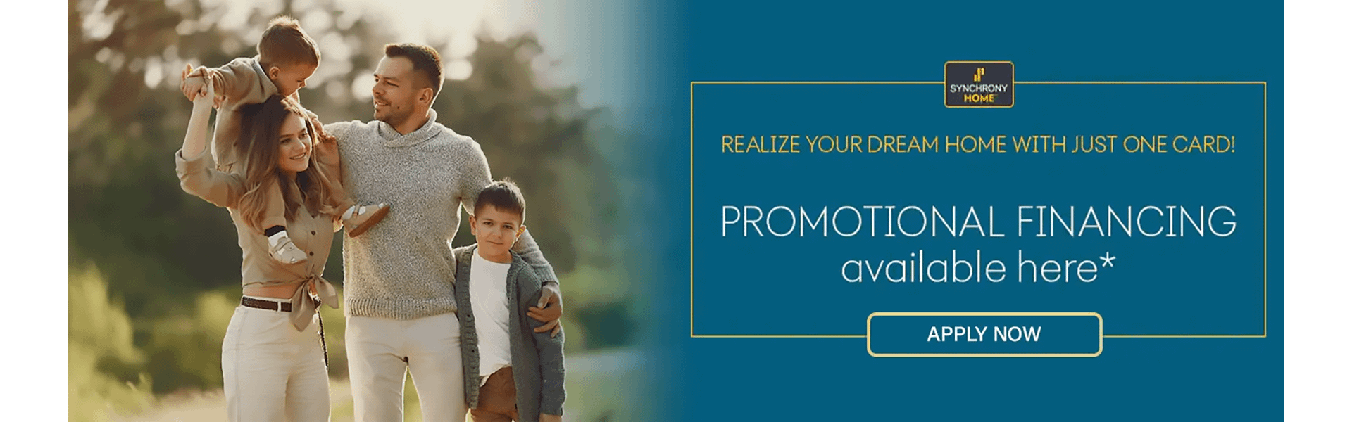 Apply for Synchrony promotional financing