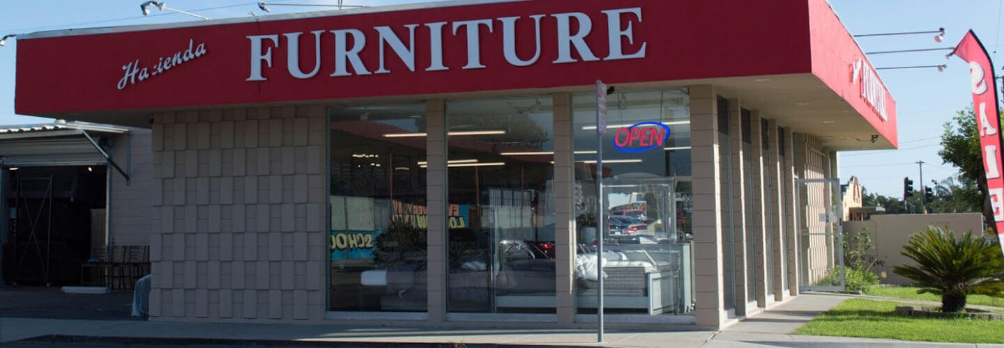 Hacienda Furniture storefront in Oxnard